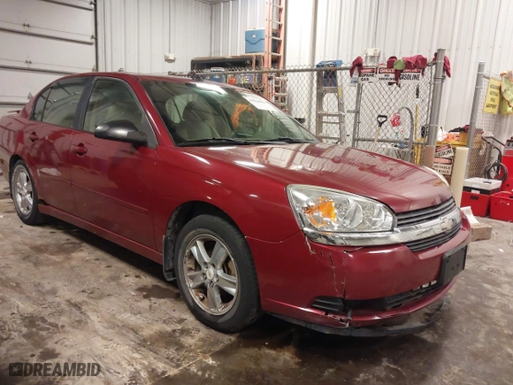 2005 Chevrolet Malibu LT with VIN 1G1ZU54815F247615, listed as a IAAI auction lot 41028831 with 195,269 mi miles. Bid and sale history available at carsss.com. Image 1.