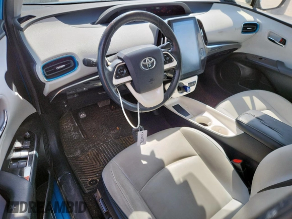 2017 Toyota Prius Plus with VIN JTDKARFP9H3030879, listed as a Copart auction lot 59861375 with 106,048 mi miles and Salvage title. Bid and sale history available at DreamBid. Image 8.