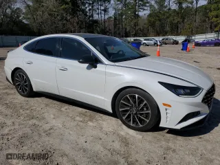2020 Hyundai Sonata SEL Plus with VIN 5NPEJ4J23LH029221, listed as a Copart auction lot 45034555 with 79,554 mi miles and Salvage Title. Bid and sale history available at carsss.com. Image 4.