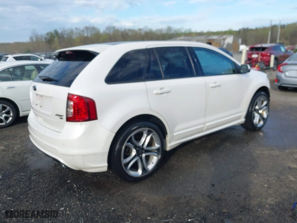 2013 Ford Edge Sport with VIN 2FMDK4AK7DBA97149, listed as a IAAI auction lot 41889703 with 90,541 mi miles. Bid and sale history available at carsss.com. Image 4.