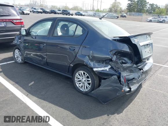 2024 Mitsubishi Mirage ES с VIN ML32FUFJ3RHF00320, выставлен на аукционе IAAI как лот 41879333 с пробегом 28 189 миль миль и . История ставок и продаж доступна на DreamBid. Изображение 3.