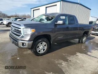 2017 Toyota Tundra SR с VIN 5TFUM5F19HX069615, выставлен на аукционе Copart как лот 50020145 с пробегом 59 805 миль миль и Списание • Salvage title. История ставок и продаж доступна на DreamBid. Изображение 1.