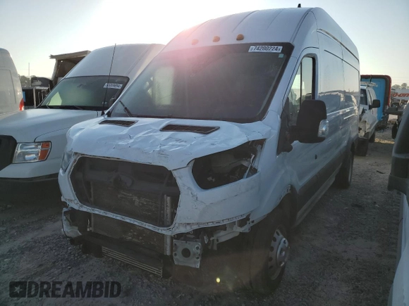 2023 Ford Transit with VIN 1FTRS4XG0PKA23269, listed as a Copart auction lot 74200224 with 65,342 mi miles and Clean Title. Bid and sale history available at carsss.com. Image 1.