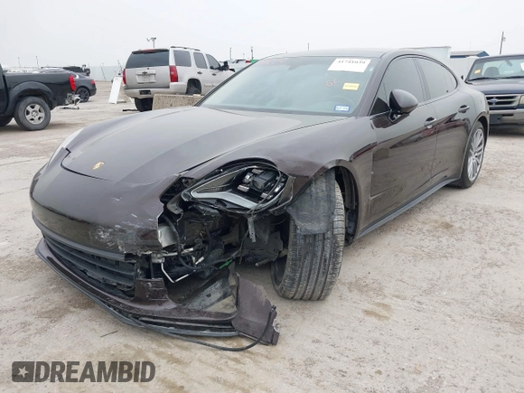2019 Porsche Panamera with VIN WP0AA2A76KL100288, listed as a IAAI auction lot 41741039 with 76,834 mi miles and . Bid and sale history available at DreamBid. Image 6.