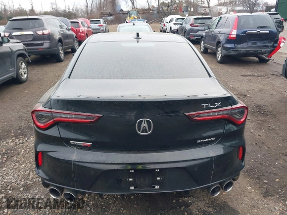 2023 Acura TLX Type S with VIN 19UUB7F97PA004000, listed as a IAAI auction lot 41313294 with 12,000 mi miles and . Bid and sale history available at DreamBid. Image 16.