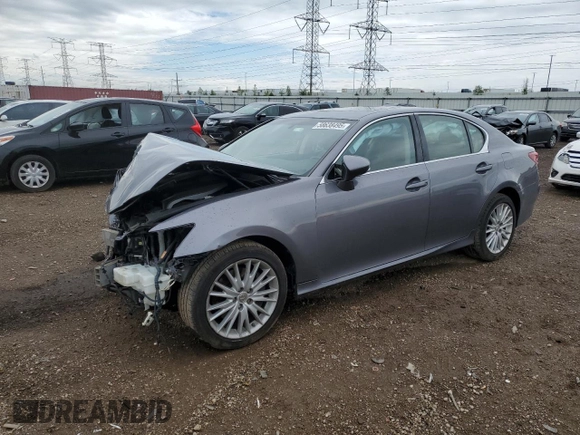 2013 Lexus GS 350 with VIN JTHCE1BL5D5004824, listed as a Copart auction lot 58638495 with 141,980 mi miles and Salvage title. Bid and sale history available at DreamBid. Image 1.