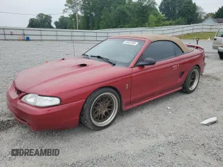 1996 Ford Mustang Cobra with VIN 1FALP46V7TF187912, listed as a Copart auction lot 54401505 with 116,465 mi miles and Salvage title. Bid and sale history available at DreamBid. Image 1.