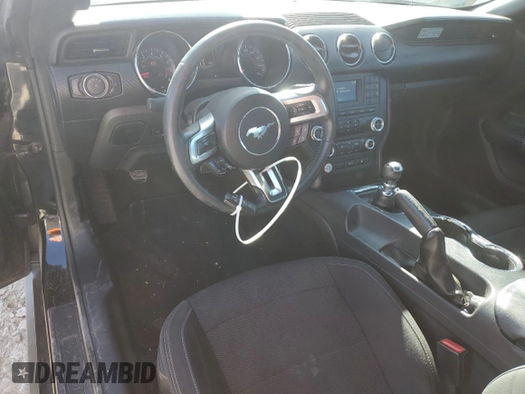 2015 Ford Mustang V6 with VIN 1FA6P8AM9F5392144, listed as a Copart auction lot 56147875 with 152,322 mi miles and Salvage title. Bid and sale history available at DreamBid. Image 8.