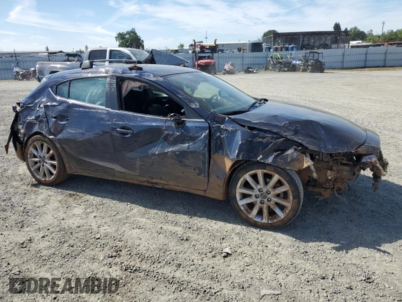 2017 Mazda 3 Grand Touring z VIN 3MZBN1M3XHM148604, wystawiony jako Copart lot #52258885 z przebiegiem Nie podano mil oraz Szkoda całkowita • Salvage title. Historia ofert i sprzedaży dostępna na DreamBid. Obrazek 4.