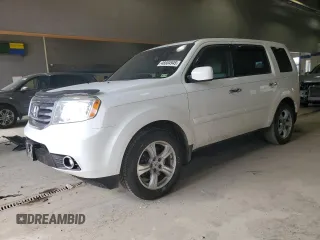 2012 Honda Pilot EX-L with VIN 5FNYF3H5XCB028347, listed as a Copart auction lot 46604945 with 207,003 mi miles and Salvage Title. Bid and sale history available at DreamBid. Image 1.