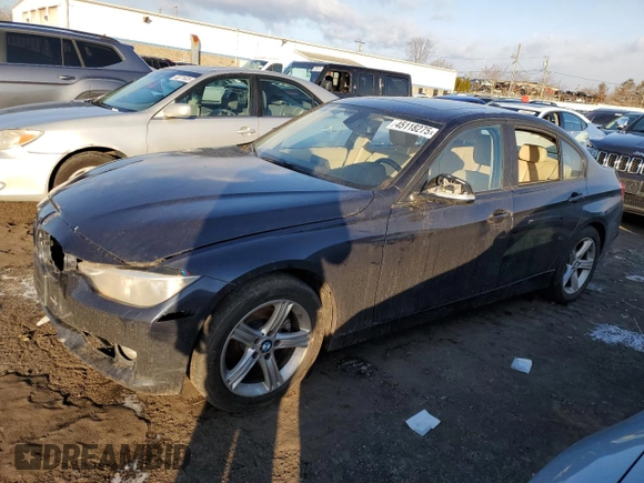 2013 BMW 3 Series 328i xDrive with VIN WBA3B5G58DNP41153, listed as a Copart auction lot 45118275 with 186,728 mi miles and Salvage Title. Bid and sale history available at carsss.com. Image 1.