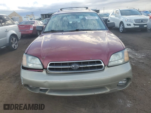 2002 Subaru Legacy Outback with VIN 4S3BH675527642035, listed as a Copart auction lot 43069325 with 208,818 mi miles and Clean title. Bid and sale history available at DreamBid. Image 5.