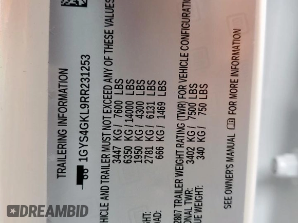 2024 Cadillac Escalade 4WD Sport Platinum z VIN 1GYS4GKL9RR231253, wystawiony jako Copart lot #51023045 z przebiegiem 11 616 mil mil oraz Szkoda całkowita • Salvage title. Historia ofert i sprzedaży dostępna na DreamBid. Obrazek 15.