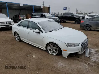 2018 Audi A4 Premium with VIN WAUDNAF43JA223564, listed as a Copart auction lot 45872065 with 65,814 mi miles and Salvage Title. Bid and sale history available at carsss.com. Image 4.