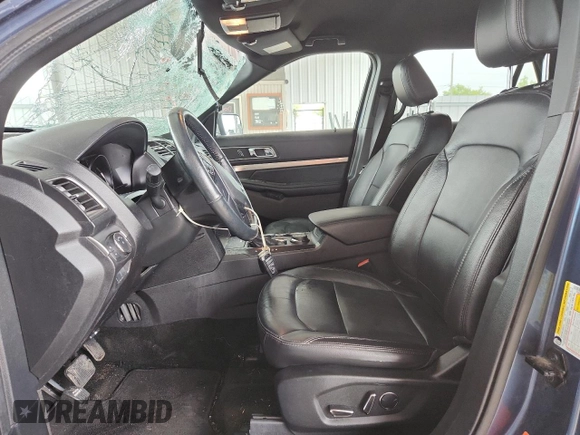 2018 Ford Explorer XLT with VIN 1FM5K8D89JGA78862, listed as a Copart auction lot 59912235 with 132,897 mi miles and Salvage title. Bid and sale history available at DreamBid. Image 7.