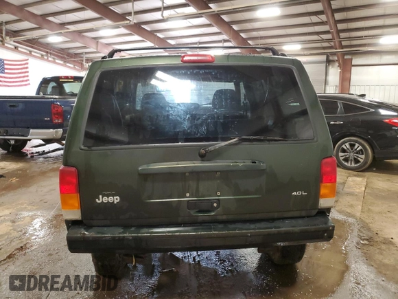 1997 Jeep Cherokee Country with VIN 1J4FJ78S8VL577137, listed as a Copart auction lot 48034405 with 156,154 mi miles and Salvage Title. Bid and sale history available at carsss.com. Image 6.