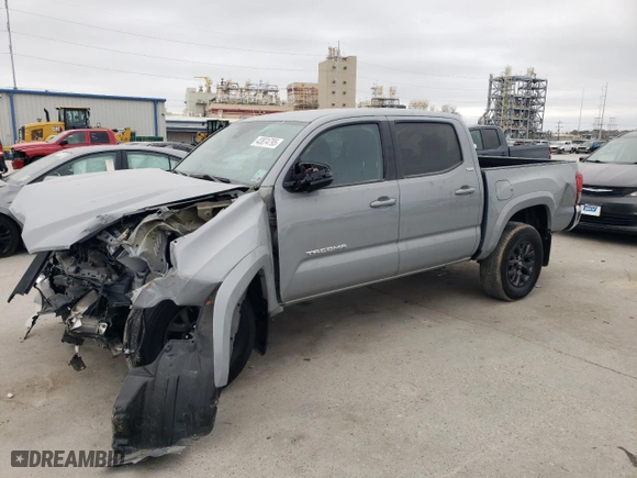 2020 Toyota Tacoma 2WD SR with VIN 5TFAX5GN1LX181376, listed as a Copart auction lot 43874795 with 37,209 mi miles and Salvage Title. Bid and sale history available at carsss.com. Image 1.