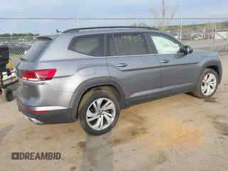 2022 Volkswagen Atlas SE with VIN 1V2HR2CAXNC556491, listed as a IAAI auction lot 41998305 with 12,310 mi miles and . Bid and sale history available at DreamBid. Image 4.