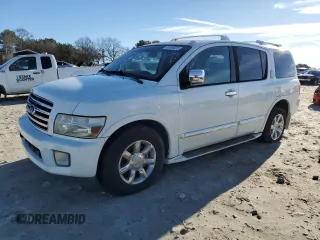 2007 Infiniti QX56 with VIN 5N3AA08CX7N800787, listed as a Copart auction lot 89390525 with 0 mi miles and Clean Title. Bid and sale history available at carsss.com. Image 1.