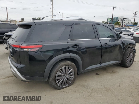 2023 Nissan Pathfinder SL with VIN 5N1DR3CBXPC204458, listed as a Copart auction lot 55471615 with Not provided miles and Salvage title. Bid and sale history available at DreamBid. Image 3.