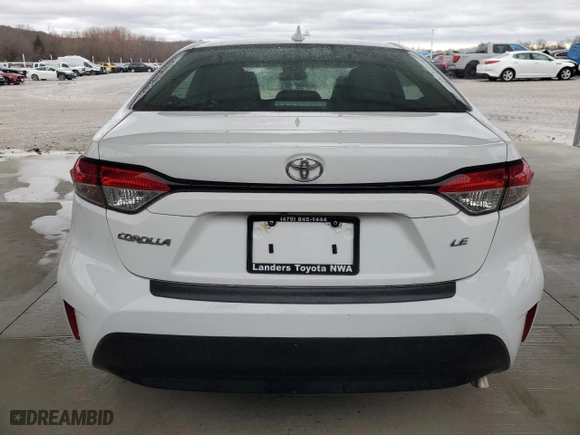 2023 Toyota Corolla LE with VIN 5YFB4MDE2PP038047, listed as a Copart auction lot 86041854 with 8,567 mi miles and Clean Title. Bid and sale history available at carsss.com. Image 6.