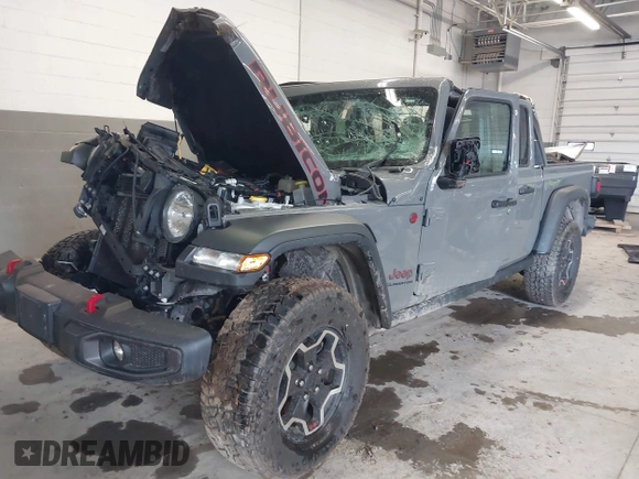 2021 Jeep Gladiator Rubicon с VIN 1C6JJTBG9ML624095, выставлен на аукционе IAAI как лот 42233735 с пробегом 69 042 миль миль и . История ставок и продаж доступна на DreamBid. Изображение 2.