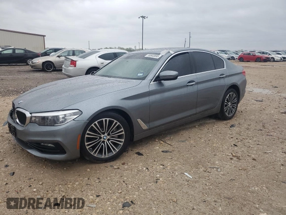 2017 BMW 5 Series 530i xDrive with VIN WBAJA7C37HWA70958, listed as a Copart auction lot 50803895 with 81,974 mi miles and Salvage Title. Bid and sale history available at carsss.com. Image 1.