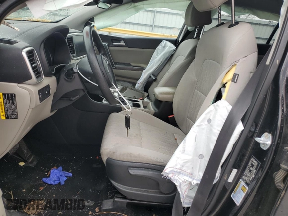 2020 Kia Sportage LX with VIN KNDPM3ACXL7643982, listed as a Copart auction lot 49917395 with 98,503 mi miles and Salvage Title. Bid and sale history available at DreamBid. Image 7.
