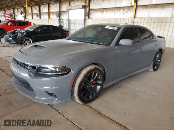 2019 Dodge Charger Scat Pack with VIN 2C3CDXGJ7KH697114, listed as a Copart auction lot 55152705 with 47,322 mi miles and Clean Title. Bid and sale history available at DreamBid. Image 1.
