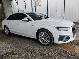 2021 Audi A4 S line Premium with VIN WAUDAAF41MA061966, listed as a Copart auction lot 48453555 with 37,794 mi miles and Salvage Title. Bid and sale history available at DreamBid. Image 4.