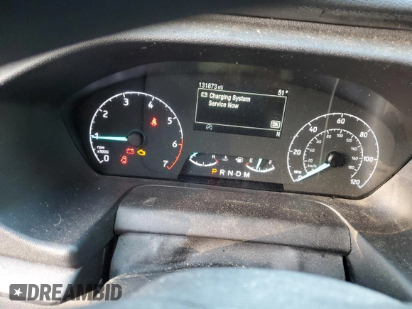 2020 Ford Transit Cargo with VIN 1FTBF4XG3LKB70573, listed as a Copart auction lot 77039474 with 131,873 mi miles and Salvage Title. Bid and sale history available at DreamBid. Image 9.