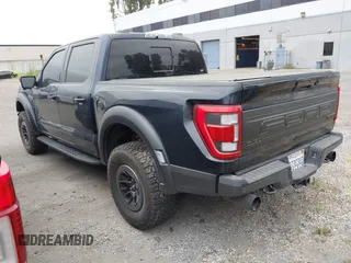2023 Ford F-150 Raptor with VIN 1FTFW1RG1PFA87381, listed as a IAAI auction lot 41710758 with 19,626 mi miles and . Bid and sale history available at DreamBid. Image 3.