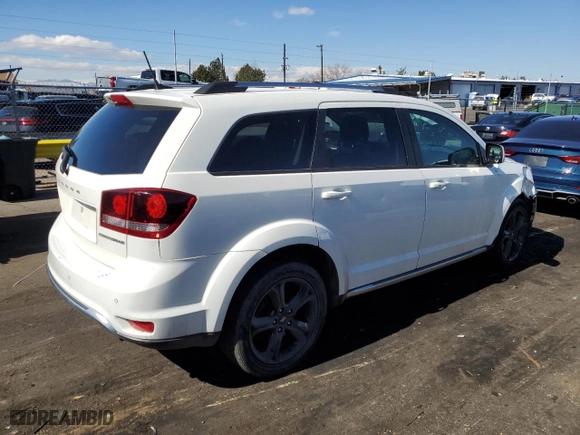 2020 Dodge Journey Crossroad with VIN 3C4PDCGB6LT266609, listed as a Copart auction lot 47287385 with 89,989 mi miles and Salvage Title. Bid and sale history available at carsss.com. Image 3.