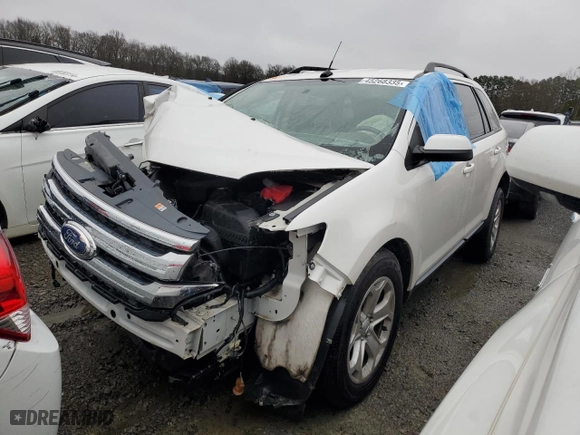 2014 Ford Edge SEL with VIN 2FMDK3JC4EBB35327, listed as a Copart auction lot 45268335 with 0 mi miles and Salvage Title. Bid and sale history available at carsss.com. Image 1.