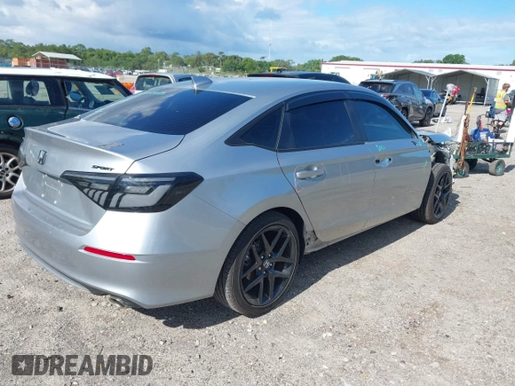 2025 Honda Civic Sport z VIN 2HGFE2F59SH549528, wystawiony jako IAAI lot #42232674 z przebiegiem 8 889 mil mil oraz . Historia ofert i sprzedaży dostępna na DreamBid. Obrazek 4.