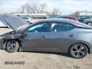 2022 Nissan Sentra SV with VIN 3N1AB8CV8NY206624, listed as a IAAI auction lot 41827642 with 24,455 mi miles and . Bid and sale history available at DreamBid. Image 18.