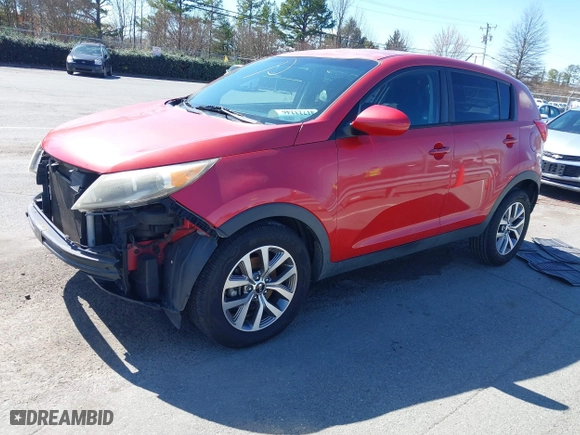 2014 Kia Sportage LX with VIN KNDPB3AC6E7580176, listed as a IAAI auction lot 41723246 with 162,786 mi miles. Bid and sale history available at carsss.com. Image 18.