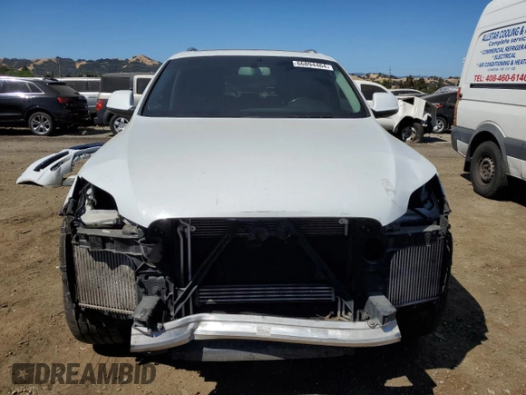 2013 Audi Q7 Premium Plus with VIN WA1LMBFE3DD015021, listed as a Copart auction lot 66894464 with 153,741 mi miles and Salvage title. Bid and sale history available at DreamBid. Image 5.