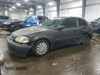 1999 Honda Civic CX with VIN 2HGEJ6329XH107560, listed as a Copart auction lot 43095495 with 245,457 mi miles and Salvage Title. Bid and sale history available at carsss.com. Image 1.
