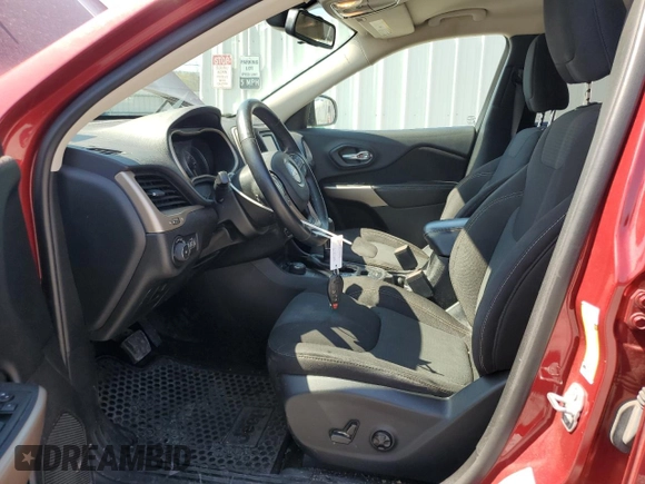 2017 Jeep Cherokee Latitude with VIN 1C4PJMCB8HW568554, listed as a Copart auction lot 54474185 with 102,846 mi miles and Salvage Title. Bid and sale history available at carsss.com. Image 7.