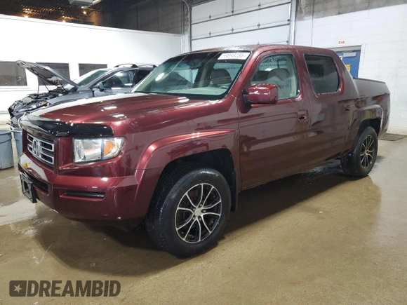 2008 Honda Ridgeline RTL with VIN 2HJYK16558H509591, listed as a Copart auction lot 59893235 with 210,513 mi miles and Clean title. Bid and sale history available at DreamBid. Image 1.