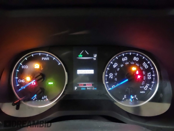 2019 Toyota RAV4 Hybrid LE with VIN JTMMWRFV8KD036053, listed as a IAAI auction lot 42502103 with 94,113 mi miles and . Bid and sale history available at DreamBid. Image 7.