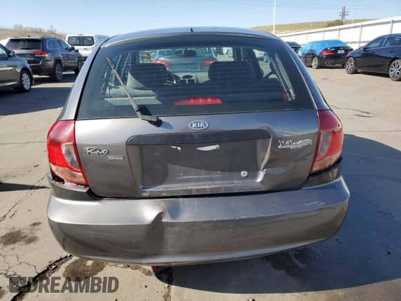 2003 Kia Rio with VIN KNADC165036147905, listed as a Copart auction lot 50461634 with 86,086 mi miles and Salvage Title. Bid and sale history available at carsss.com. Image 6.