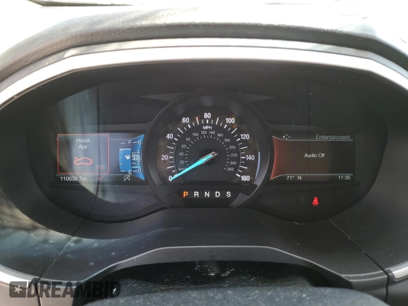 2019 Ford Edge SEL with VIN 2FMPK4J90KBB40298, listed as a Copart auction lot 56953585 with 110,639 mi miles and Salvage title. Bid and sale history available at DreamBid. Image 9.