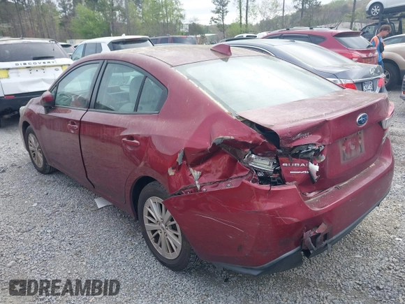 2017 Subaru Impreza Premium with VIN 4S3GKAB69H3605354, listed as a IAAI auction lot 41912314 with 84,458 mi miles and . Bid and sale history available at DreamBid. Image 3.