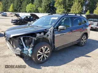 2024 Subaru Forester Limited with VIN JF2SKALC9RH411671, listed as a Copart auction lot 53563195 with 13,235 mi miles and Salvage Title. Bid and sale history available at carsss.com. Image 1.