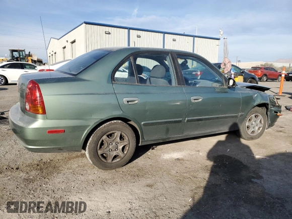 2004 Hyundai Accent GL with VIN KMHCG45C44U531828, listed as a Copart auction lot 86428134 with 92,054 mi miles and Salvage Title. Bid and sale history available at carsss.com. Image 3.