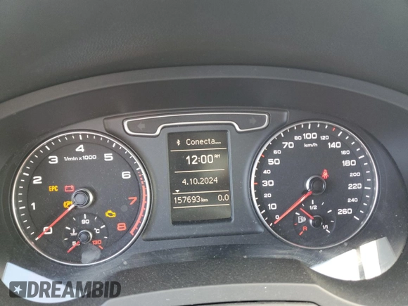 2015 Audi Q3 with VIN WA1EFEFS5FR009981, listed as a Copart auction lot 73714854 with 157,693 mi miles and Salvage title. Bid and sale history available at DreamBid. Image 9.