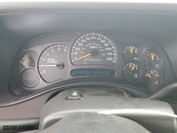 2007 Chevrolet Silverado 1500 Classic LT3 with VIN 1GCEK19B37Z184155, listed as a Copart auction lot 80889144 with 121,736 mi miles and Salvage Title. Bid and sale history available at carsss.com. Image 9.