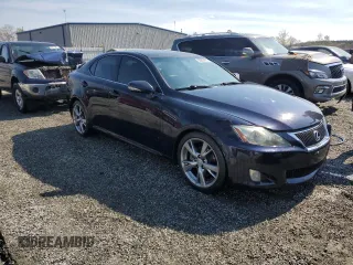 2010 Lexus IS 250 with VIN JTHBF5C2XA5118058, listed as a Copart auction lot 50803475 with 206,933 mi miles and Salvage Title. Bid and sale history available at DreamBid. Image 4.